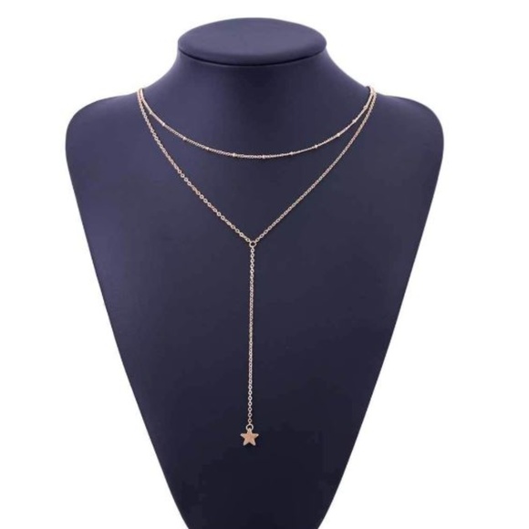 4/$30 Dainty Layered Star Necklace - Picture 2 of 6